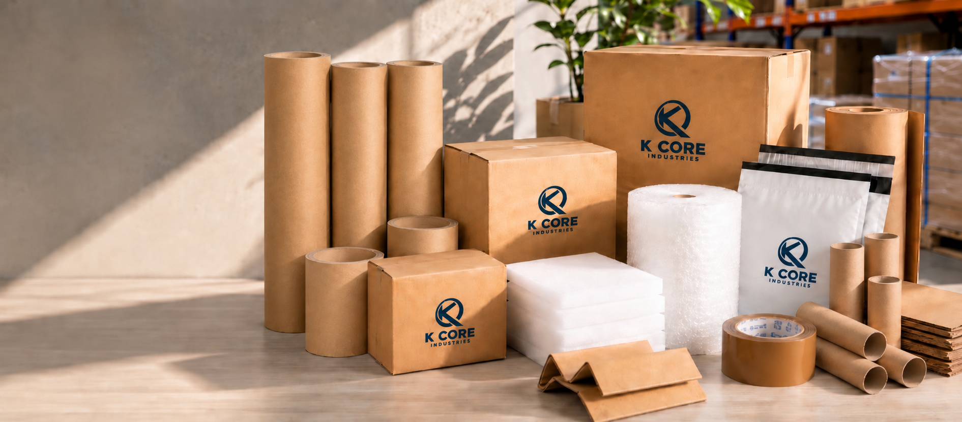 Industrial paper roll manufacturing